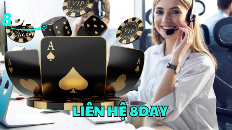Tham Khảo Đa Dạng Các Cách Thức Liên Hệ Vào Nhà Cái 8Day Liên lạc với nhân viên của 8Day qua số hotline